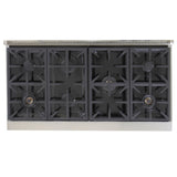 KUCHT Professional 48 in. ft Propane Gas Range Top with Sealed Burners in Stainless Steel