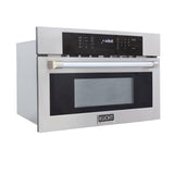 Kucht 30 in. 1 6 cu. ft. Stainless Steel Air Fryer and Convection Built In Microwave