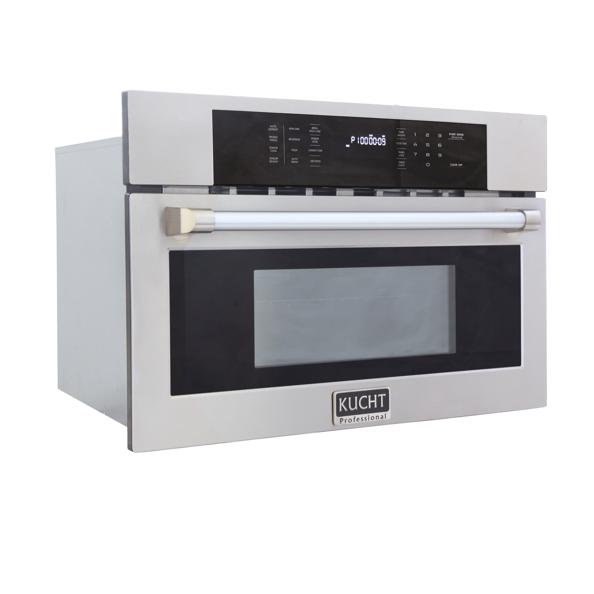 Kucht 30 in. 1 6 cu. ft. Stainless Steel Air Fryer and Convection Built In Microwave
