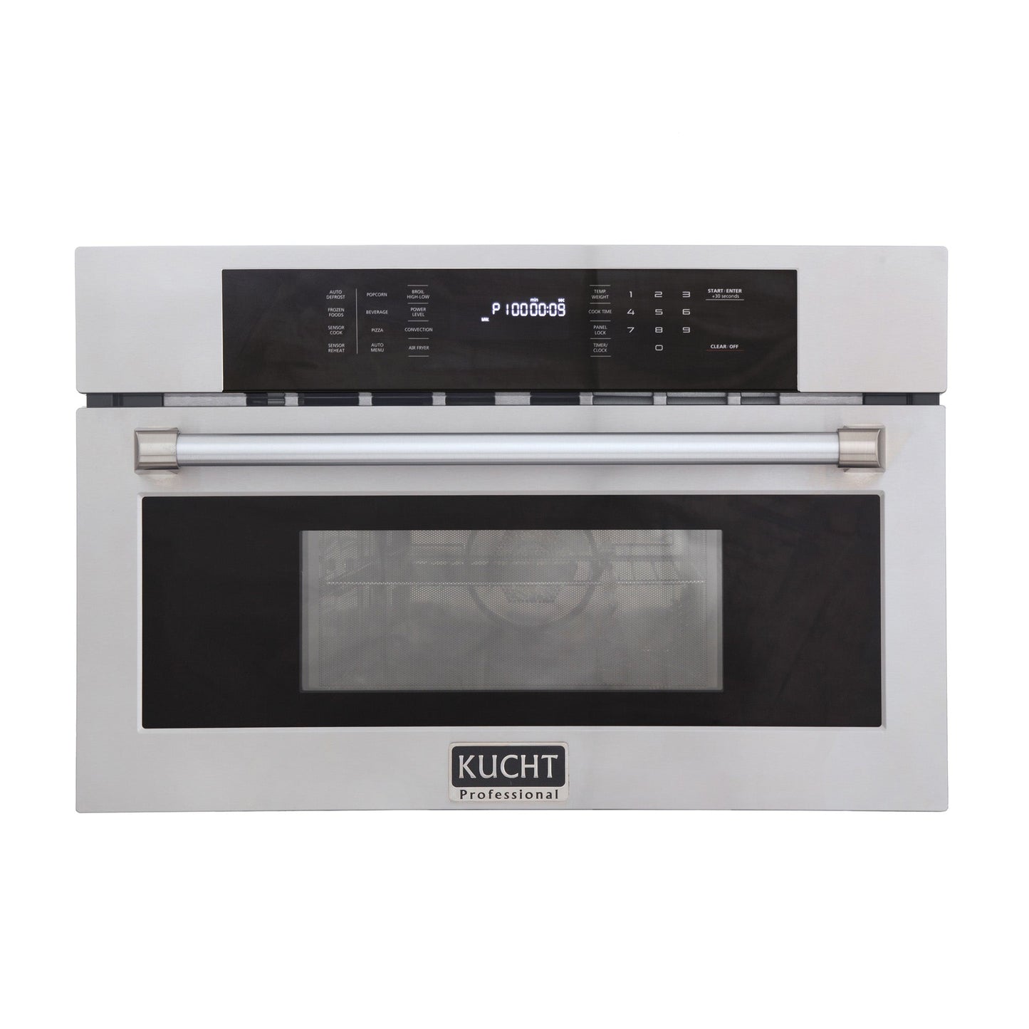 Kucht 30 in. 1 6 cu. ft. Stainless Steel Air Fryer and Convection Built In Microwave