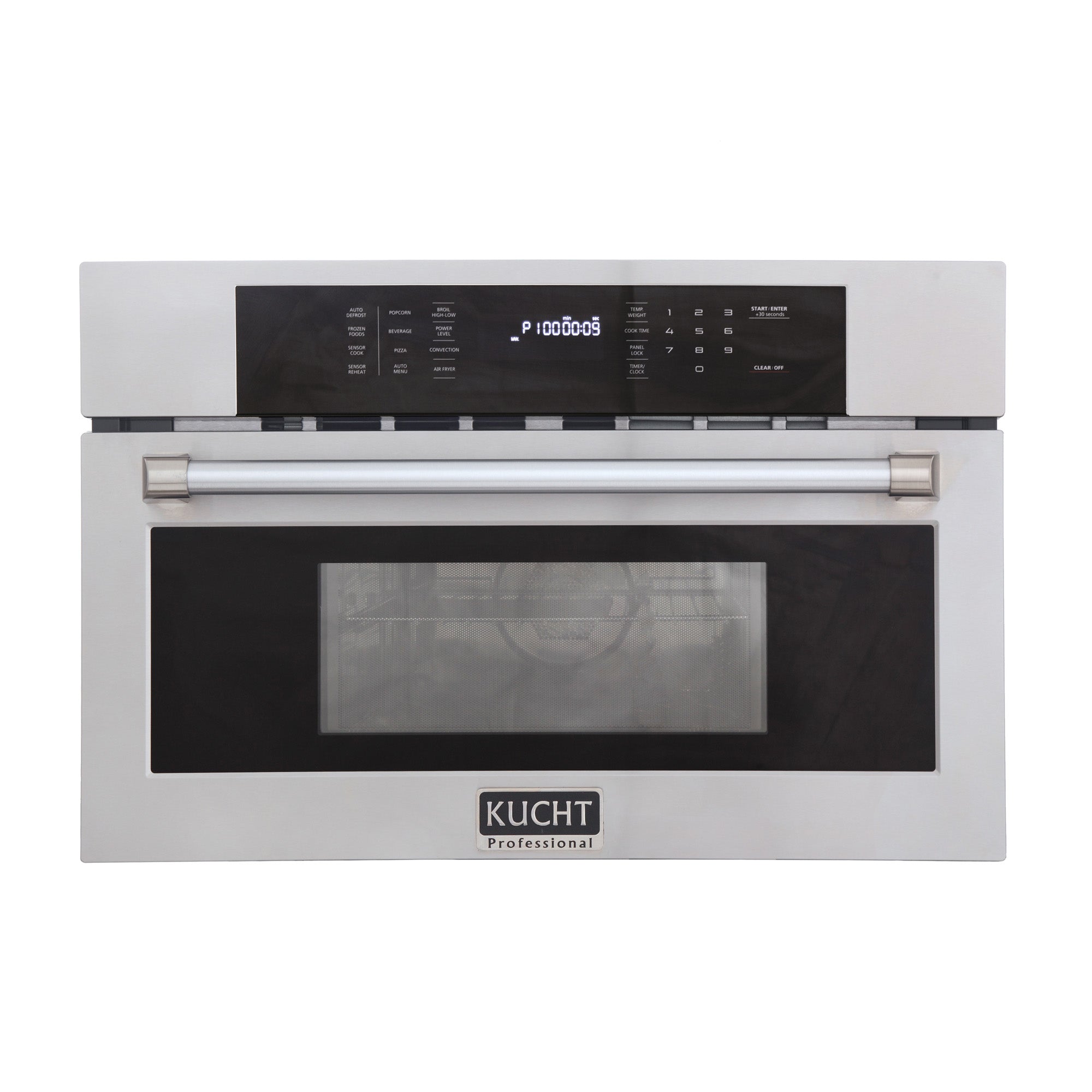 Kucht 30 in. 1 6 cu. ft. Stainless Steel Air Fryer and Convection Built In Microwave