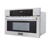 Kucht 30 in. 1 6 cu. ft. Stainless Steel Air Fryer and Convection Built In Microwave