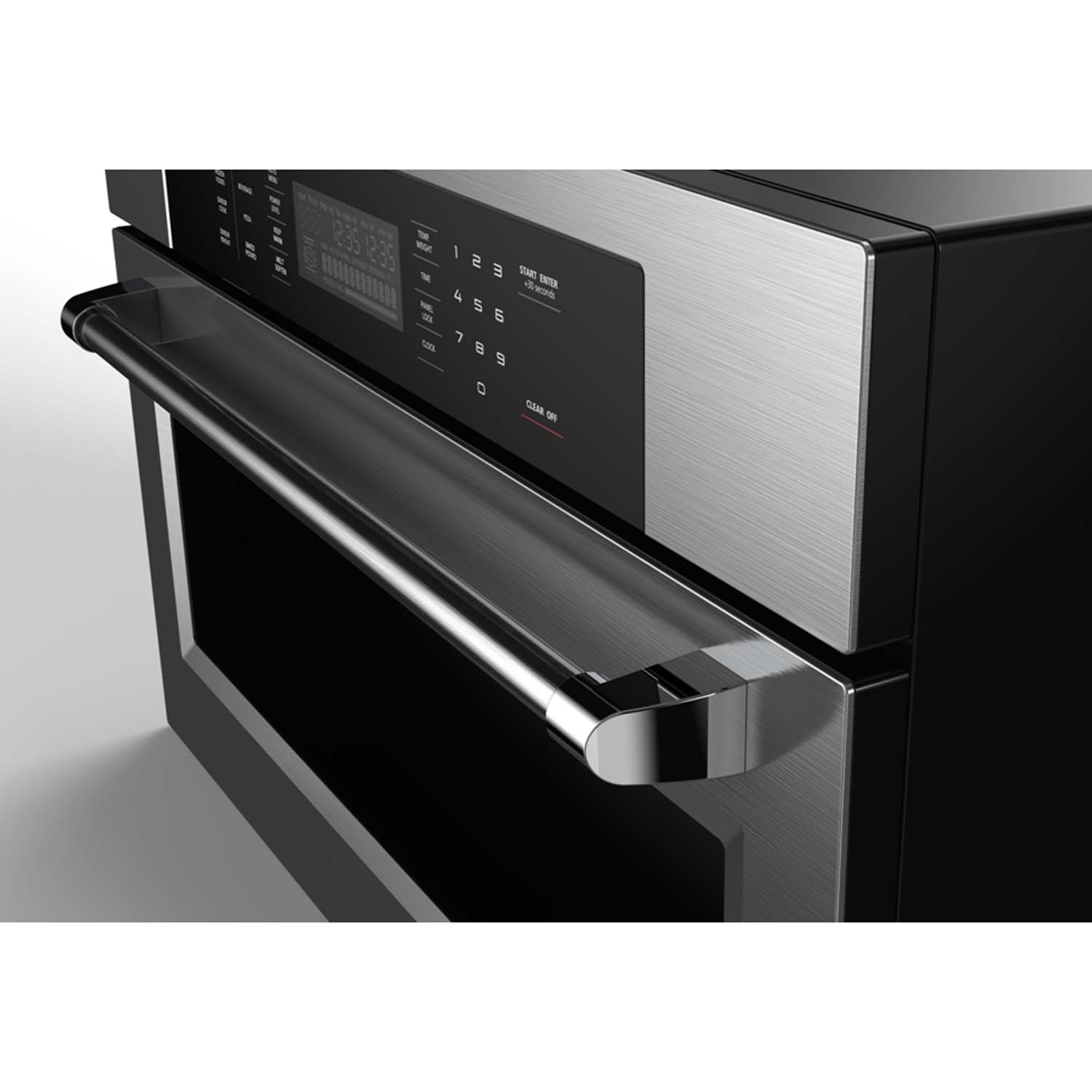 Kucht 30 in. 1 6 cu. ft. Stainless Steel Air Fryer and Convection Built In Microwave