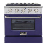 KUCHT Professional 30 in. 4.2 cu. ft. Natural Gas Range with Sealed Burners and Convection Oven in Stainless Steel