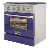 KUCHT Professional 30 in. 4.2 cu. ft. Natural Gas Range with Sealed Burners and Convection Oven in Stainless Steel