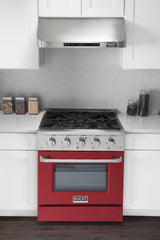 KUCHT Professional 30 in. 4.2 cu. ft. Propane Gas Range with Sealed Burners and Convection Oven in Stainless Steel