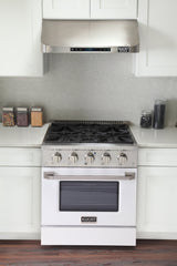 KUCHT Professional 30 in. 4.2 cu. ft. Propane Gas Range with Sealed Burners and Convection Oven in Stainless Steel