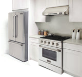 KUCHT Professional 30 in. 4.2 cu. ft. Dual Fuel Range for Natural Gas with Sealed Burners and Convection Oven in Stainless Steel
