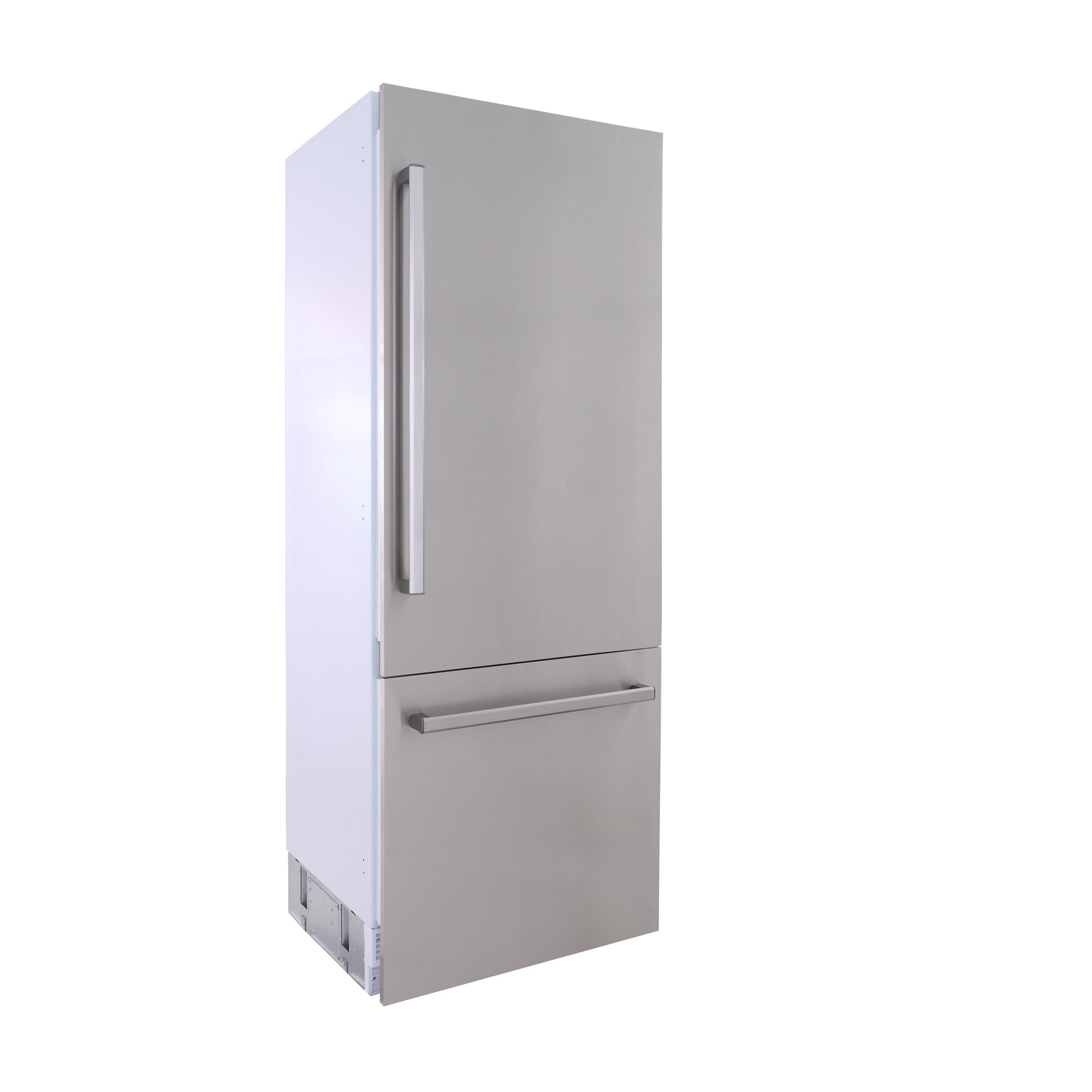 30 in. Width 16 cu. ft. Built In Bottom Freezer Refrigerator in Custom Panel Ready Counter Depth