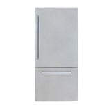 36 in. Width 19 8 cu. ft. Built In Bottom Freezer Refrigerator in Custom Panel Ready Counter Depth