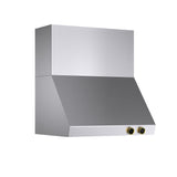 30 in. 900 1200 CFM Ducted Wall Mount Range Hood in Stainless Steel with Gold Accents and Digital Controls