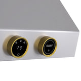 30 in. 900 1200 CFM Ducted Under Cabinet Range Hood in Stainless Steel with Gold Accents and Digital Controls