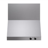 30 in. 900 1200 CFM Ducted Wall Mount Range Hood in Stainless Steel with Digital Controls