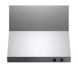 36 in. 900 1200 CFM Ducted Wall Mount Range Hood in Stainless Steel with Digital Controls