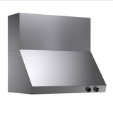 36 in. 900 1200 CFM Ducted Wall Mount Range Hood in Stainless Steel with Digital Controls