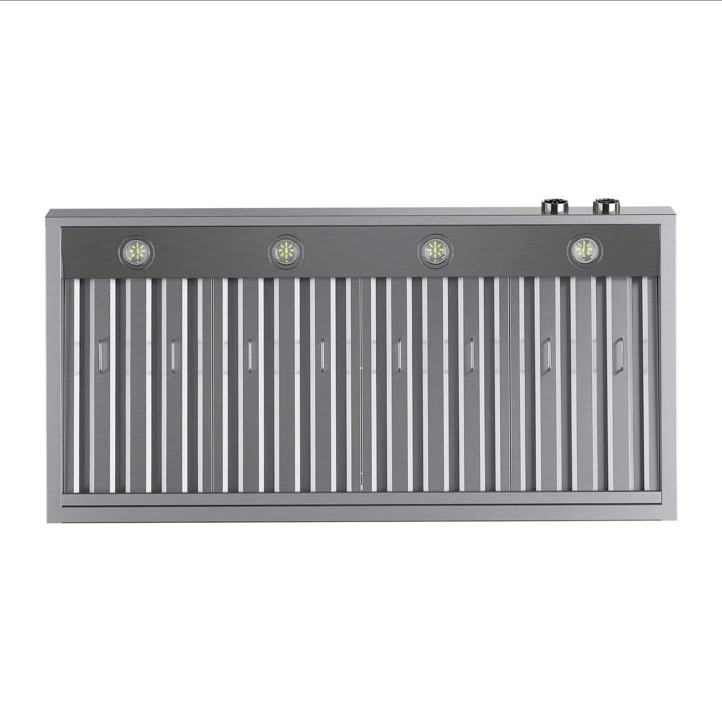 48 in. 900 1200 CFM Ducted Wall Mount Range Hood in Stainless Steel with Digital Controls