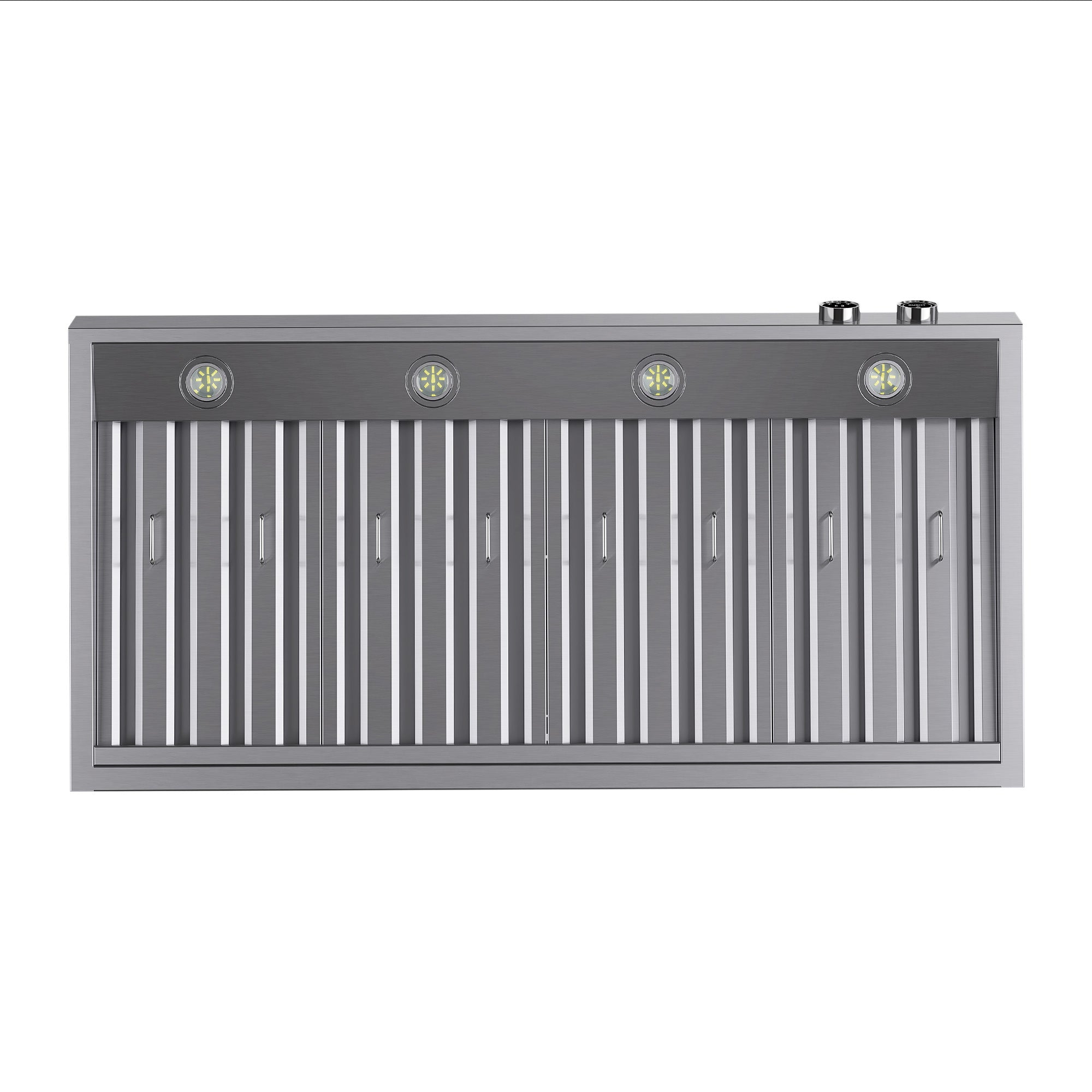 48 in. 900 1200 CFM Ducted Wall Mount Range Hood in Stainless Steel with Digital Controls