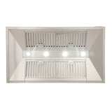 KUCHT 48 in. Professional Wall Mounted Range Hood 900CFM in Stainless Steel   KRH 10A