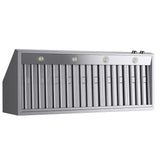 60 in. 900 CFM Ducted Under Cabinet Range Hood in Stainless Steel with Digital Controls