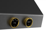 30 in. 900 1200 CFM Ducted Under Cabinet Range Hood in Titanium Stainless Steel with Gold Accents and Digital Controls