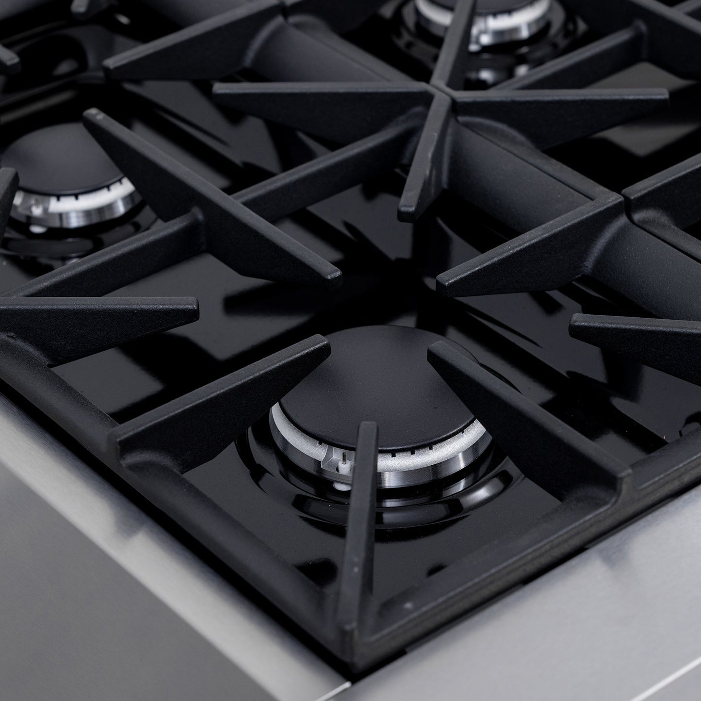 48 in. 6.7 cu. ft. 8 Burners Dual Fuel Range for Propane Gas in Stainless Steel with Kucht Horus Thermostat