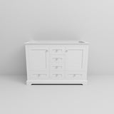 Dukes 48 in. W x 22 in. D White Double Bath Vanity