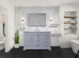 Dukes 48 in. W x 22 in. D Dark Grey Double Bath Vanity