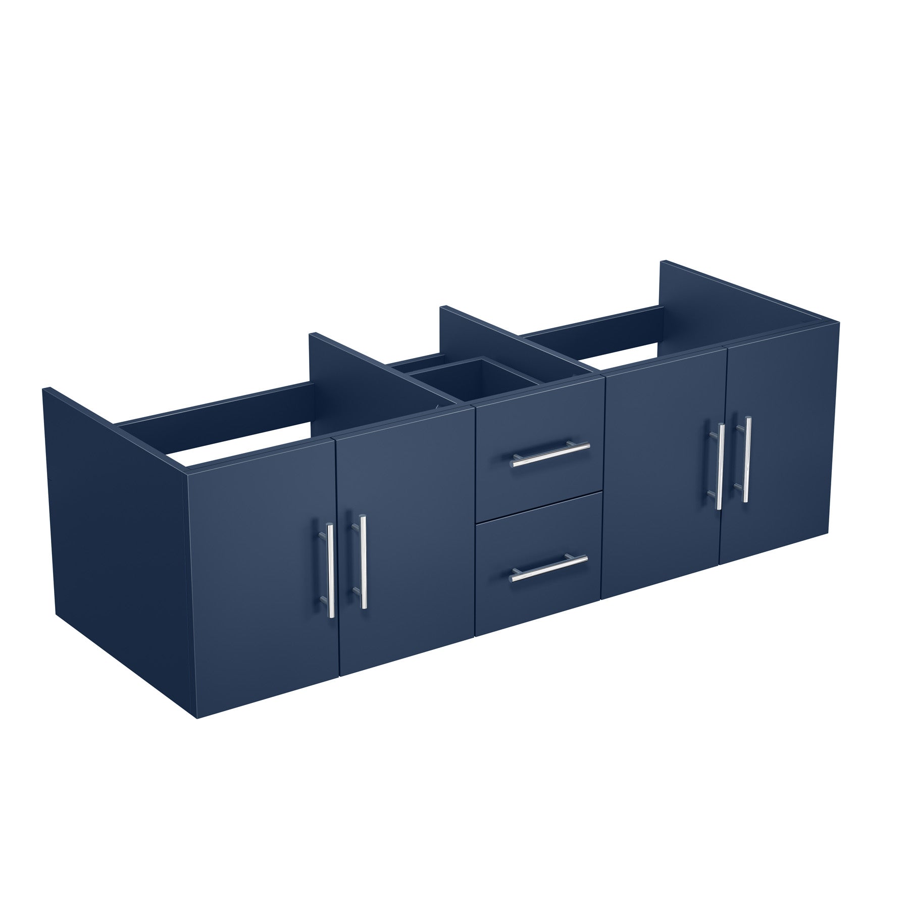 Geneva 60" Navy Blue Vanity Cabinet Only