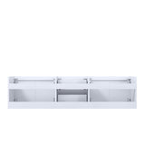 Geneva 72" Glossy White Vanity Cabinet Only