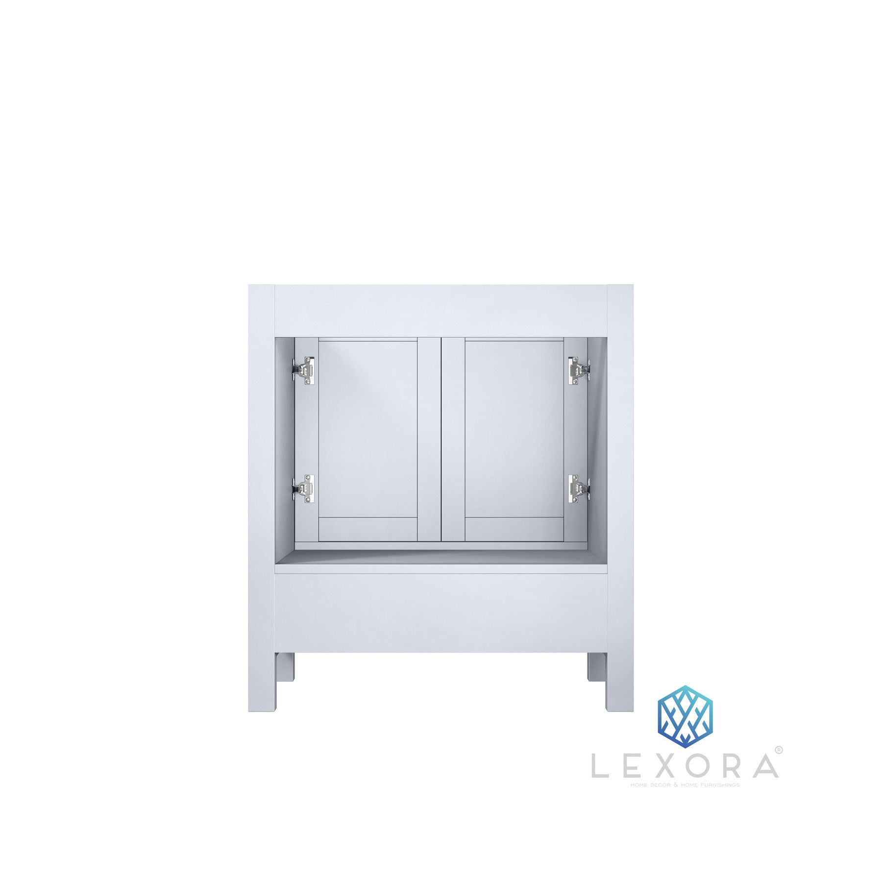 Jacques 30" White Vanity Cabinet Only