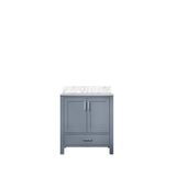 Jacques 30 in. Bathroom Freestanding Bathroom Vanity With Undermount Ceramic Sink, White Carrara Marble