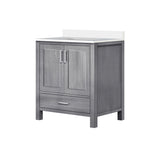 Jacques 72 in. Freestanding Bathroom Vanity with White Quartz Top, White Square Sink
