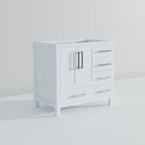 Jacques 36 in. W x 22 in. D Left Offset White Bath Vanity