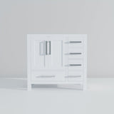 Jacques 36 in. W x 22 in. D Left Offset White Bath Vanity