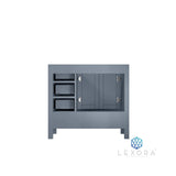 Jacques 36" Dark Grey Vanity Cabinet Only - Left Version