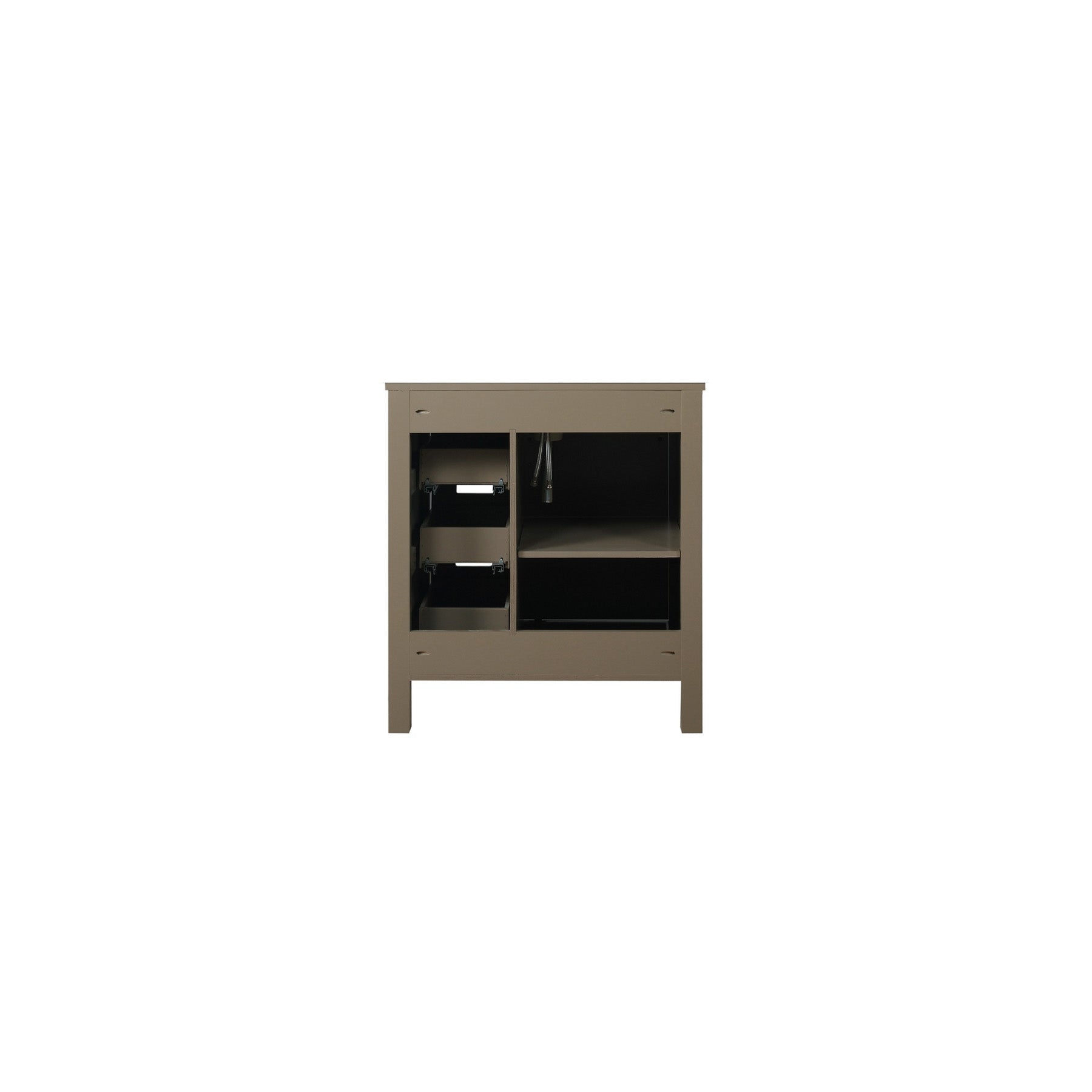 Marsyas 30" Rustic Brown Vanity Cabinet Only