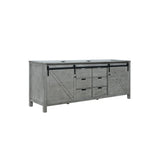 Marsyas 84" Ash Grey Vanity Cabinet Only