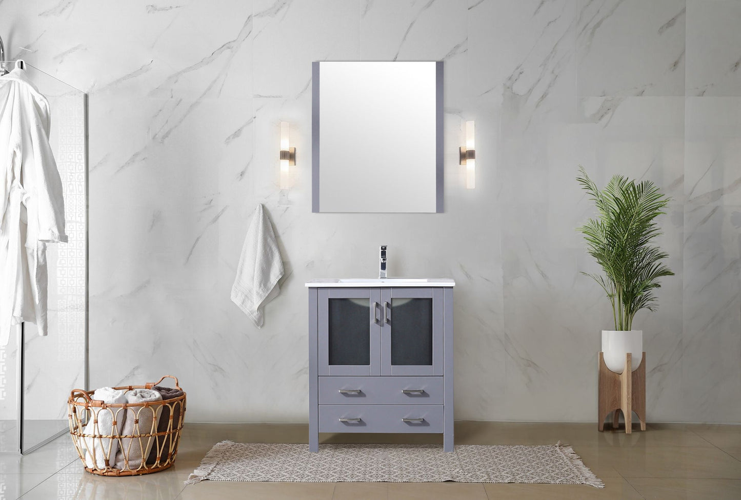 Volez 30 in. Freestanding Bathroom Vanity