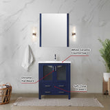 Volez 30 in. Freestanding Bathroom Vanity