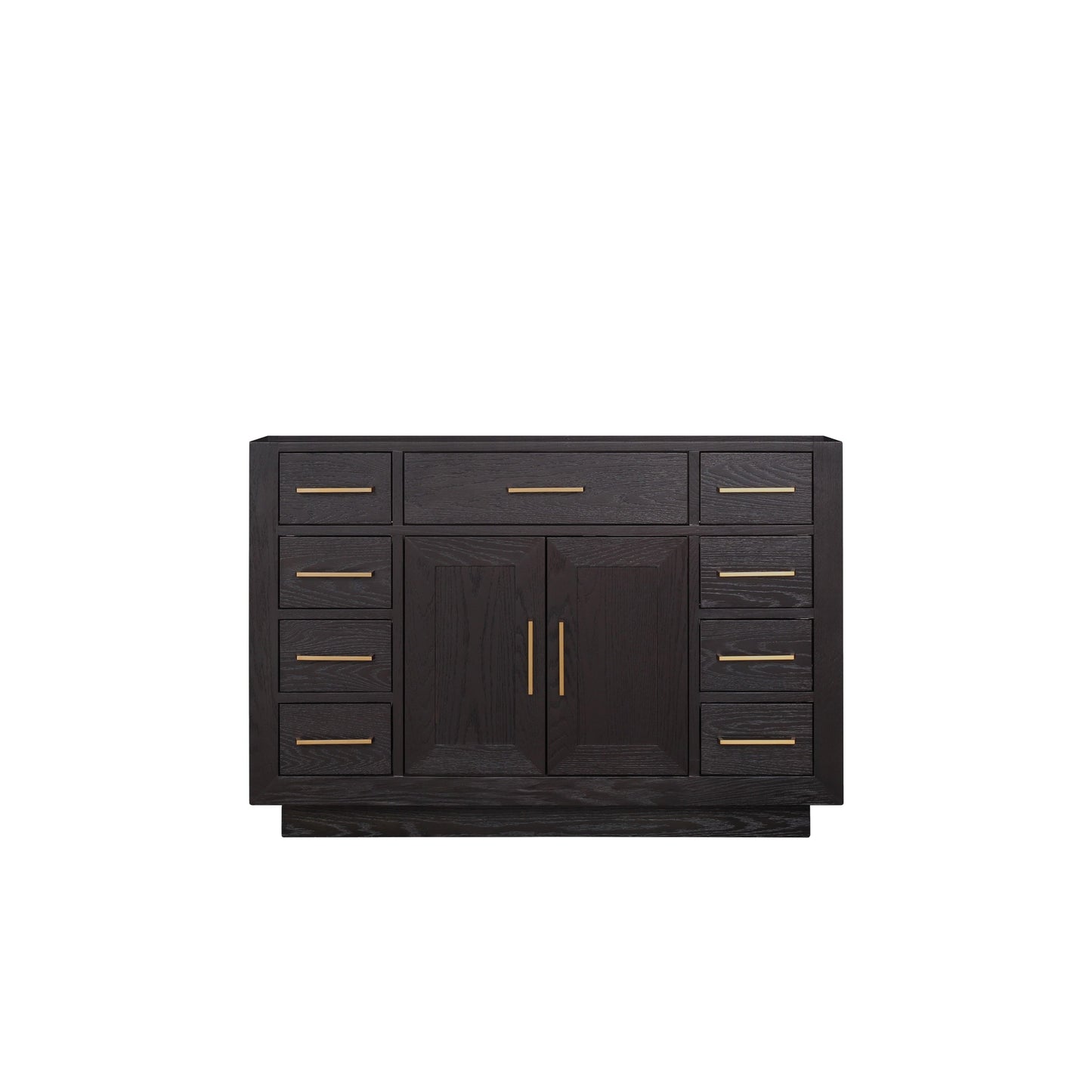Abbey 48 in W x 22 in D Black Oak Single Bath Vanity