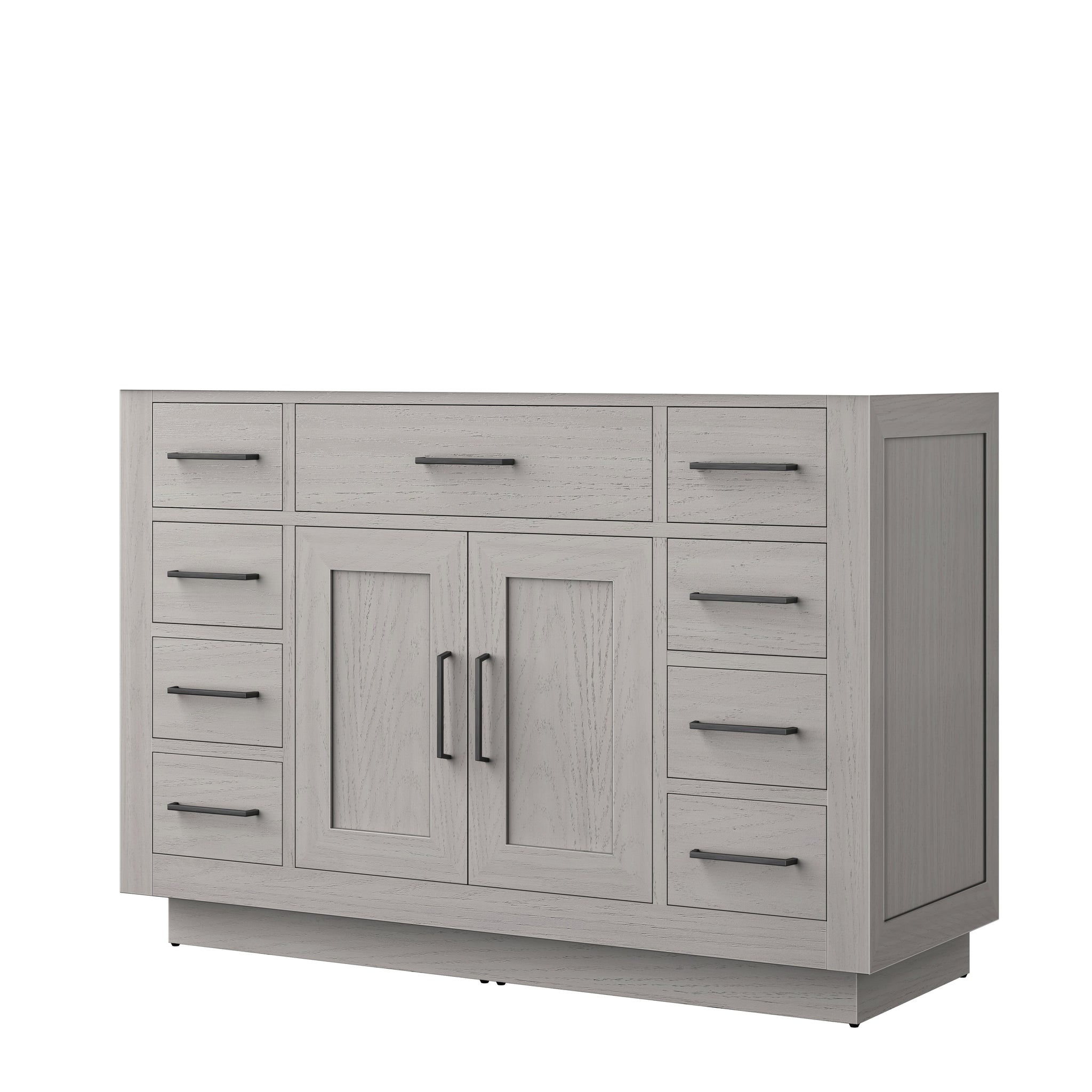 Abbey 48 in W x 22 in D White Oak Single Bath Vanity