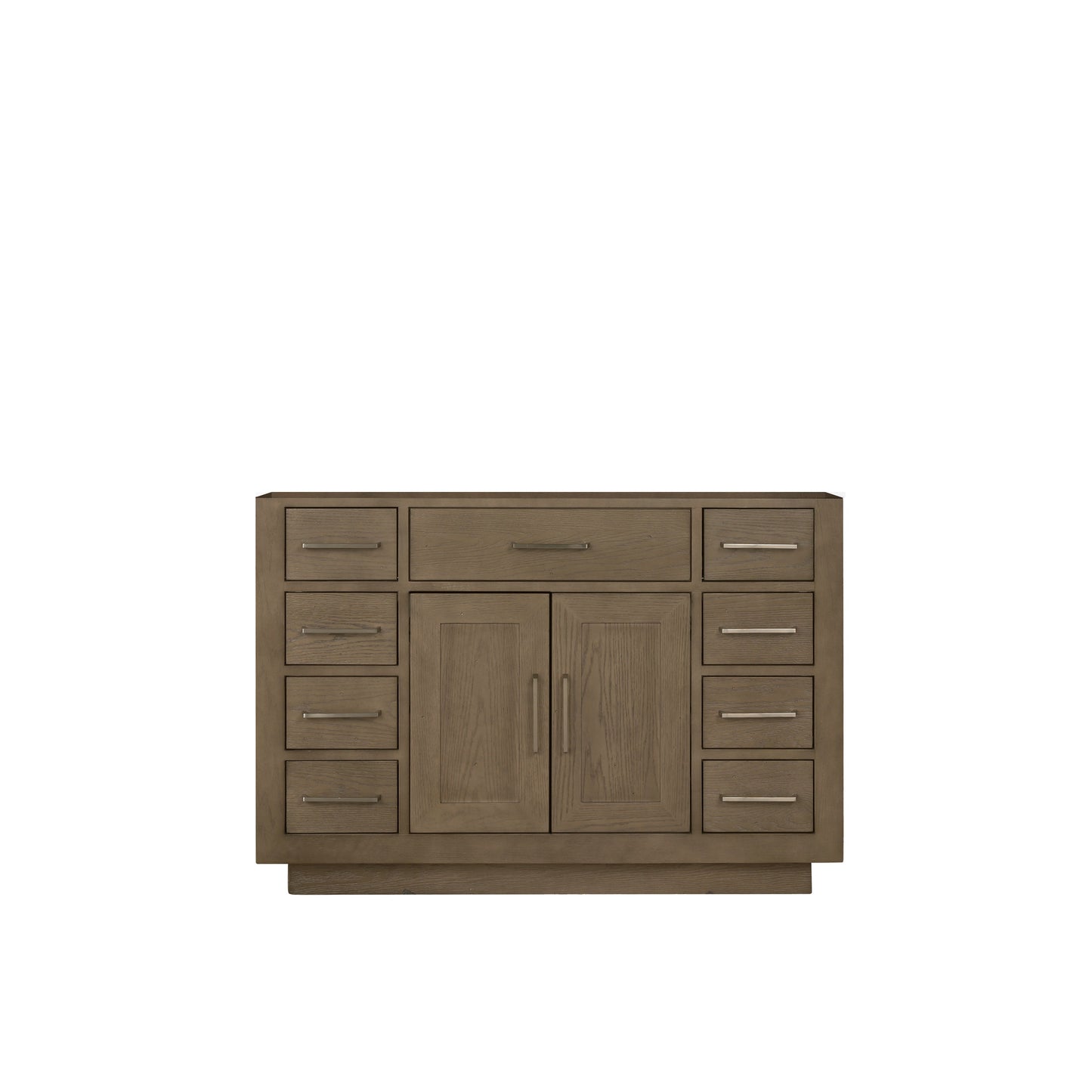 Abbey 48 in W x 22 in D Grey Oak Single Bath Vanity