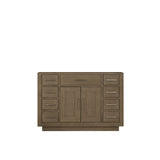 Abbey 48 in W x 22 in D Grey Oak Single Bath Vanity