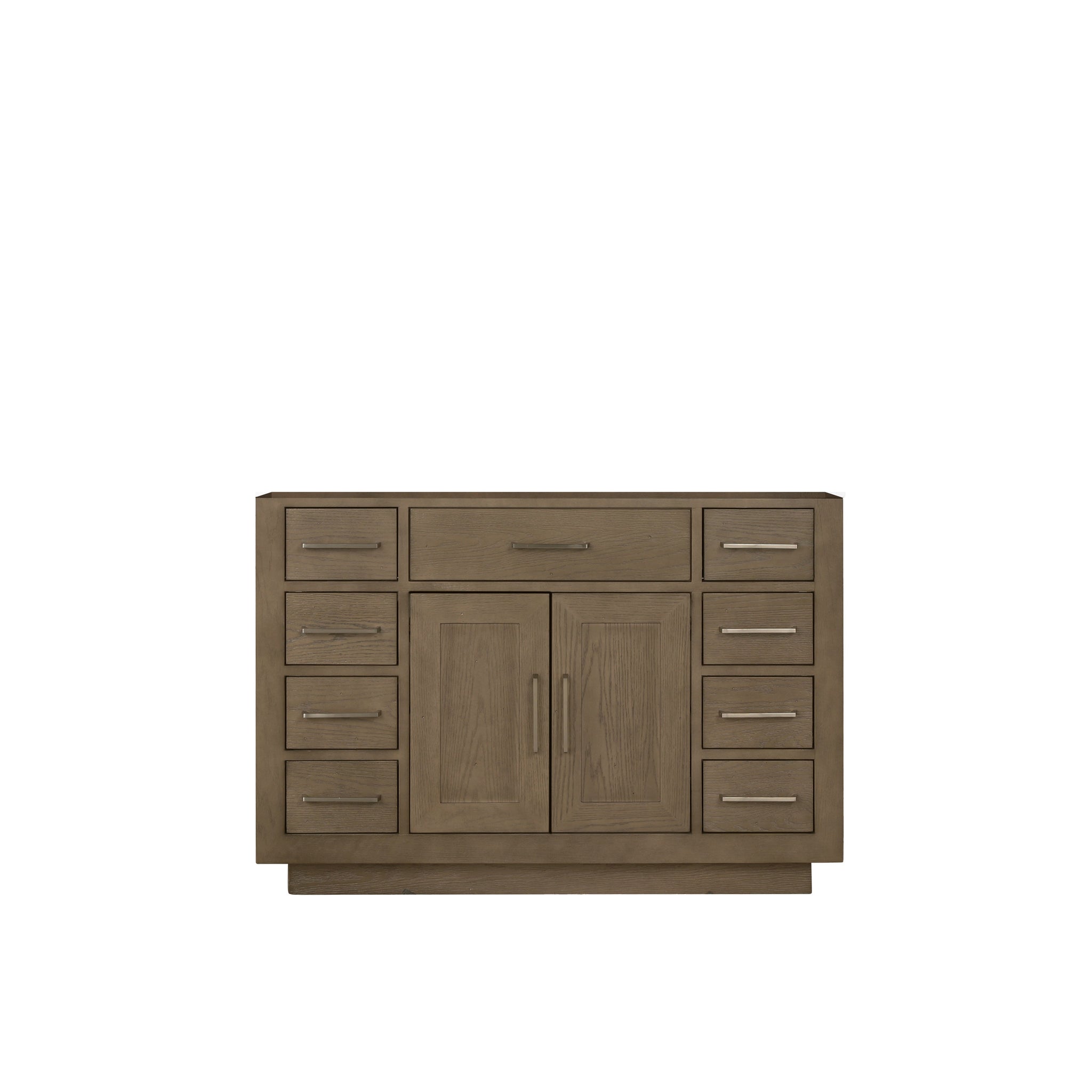 Abbey 48 in W x 22 in D Grey Oak Single Bath Vanity