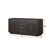 Abbey 72 in W x 22 in D Brown Oak Double Bath Vanity