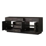 Abbey 80 in W x 22 in D Brown Oak Double Bath Vanity
