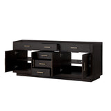 Abbey 84 in W x 22 in D Black Oak Double Bath Vanity