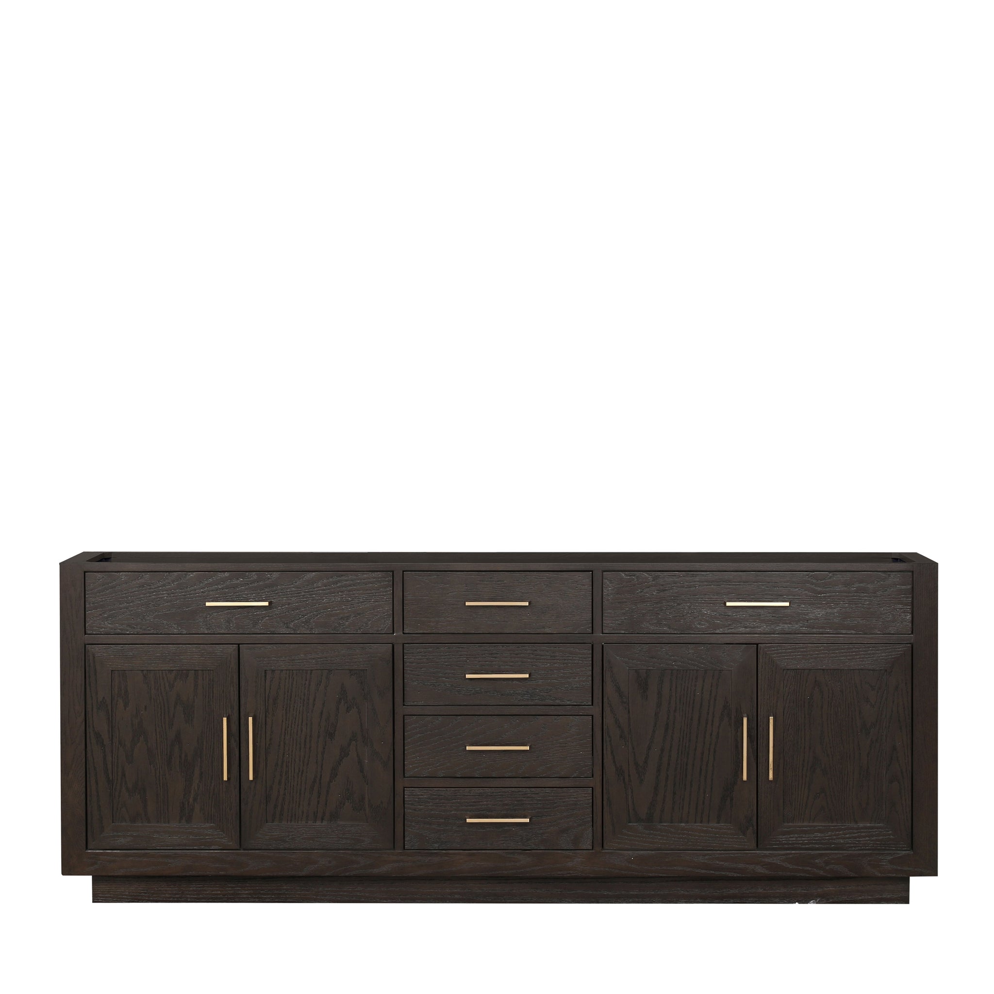 Abbey 84 in W x 22 in D Brown Oak Double Bath Vanity
