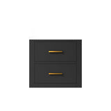 Castor 20 in W x 18 in D Black Single Bath Vanity