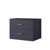 Castor 24 in W x 18 in D Blue Single Bath Vanity